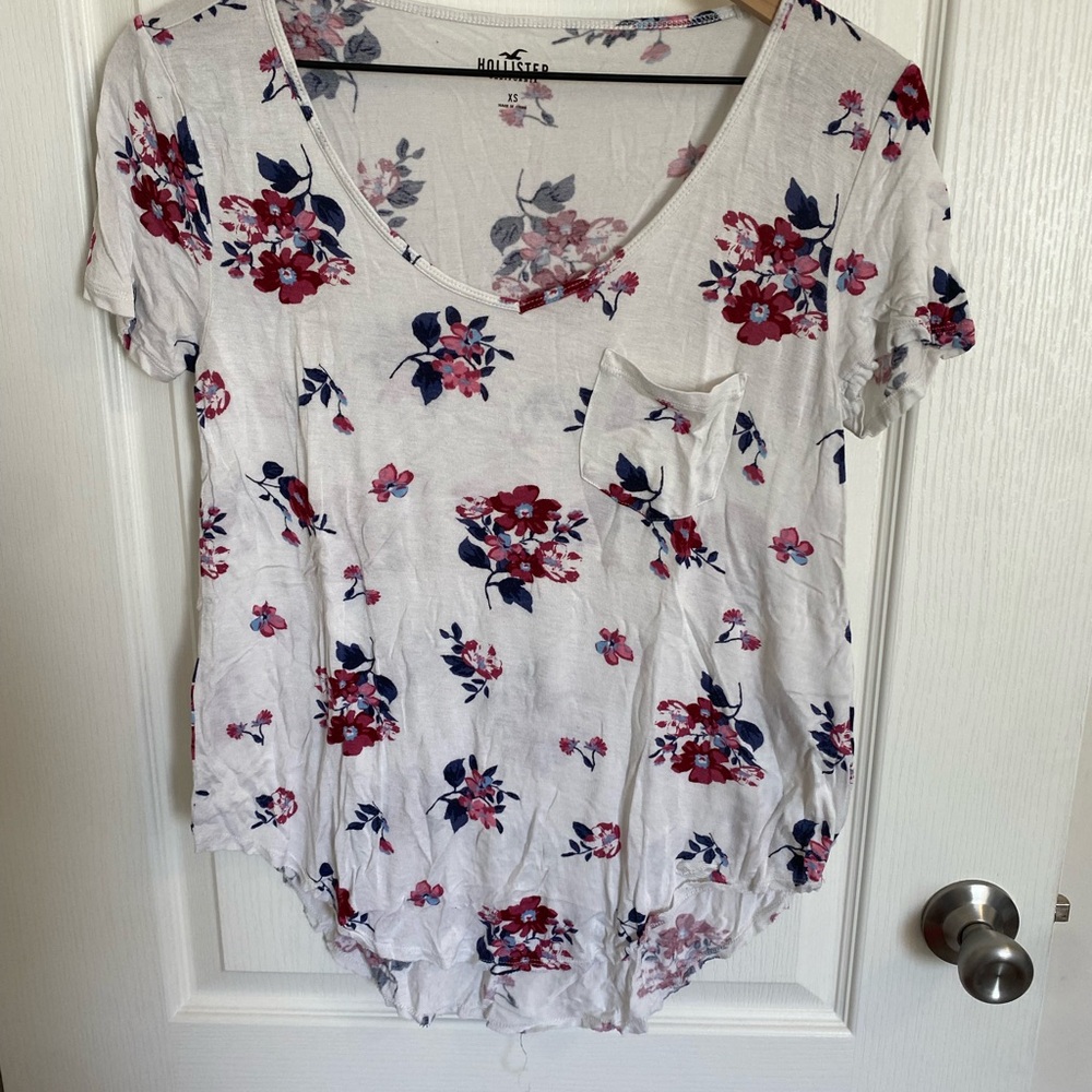 Hollister Co. Floral Print Women's Top